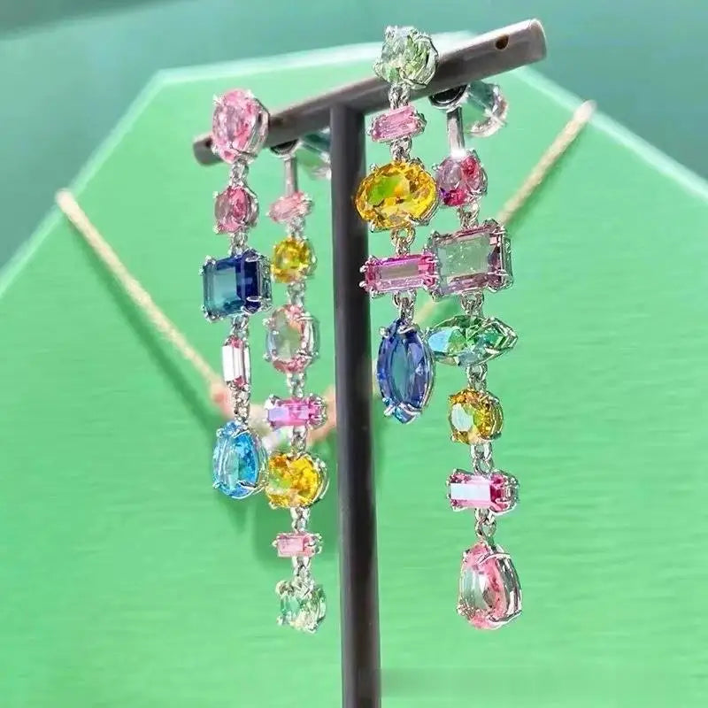 Parure Bijoux Multicolore Élégante