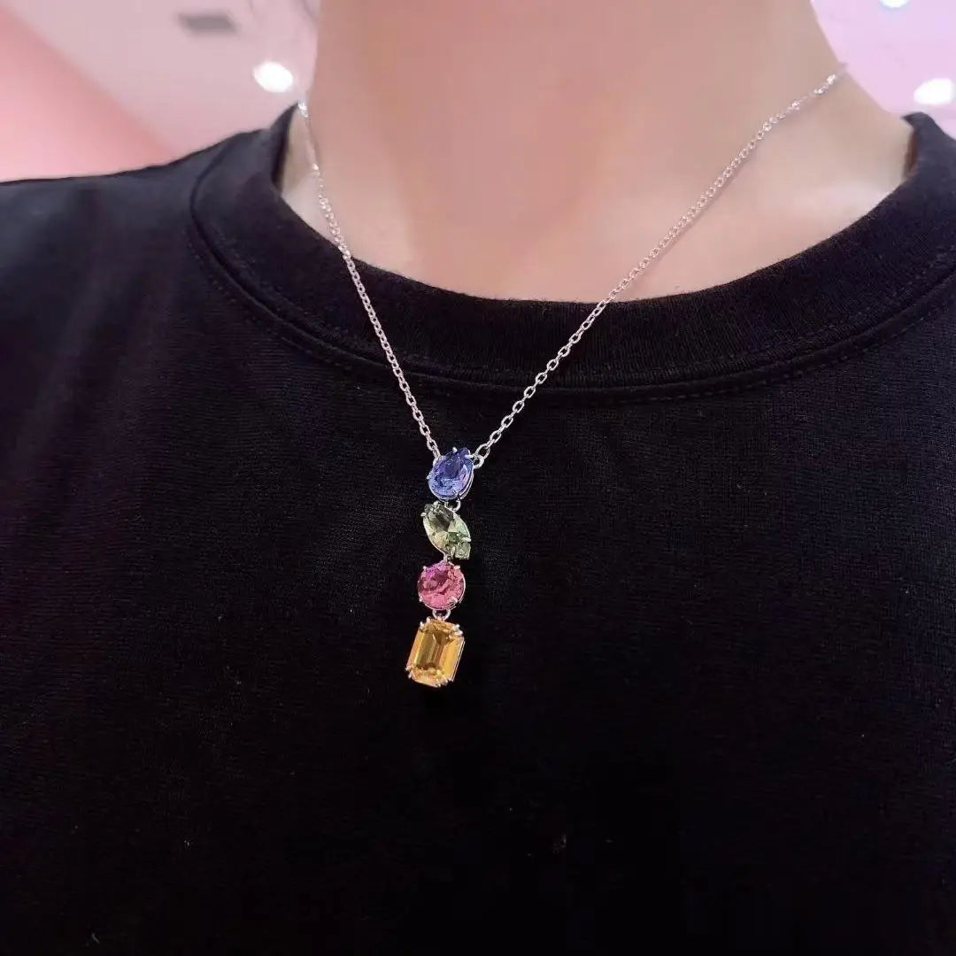 Parure Bijoux Multicolore Élégante