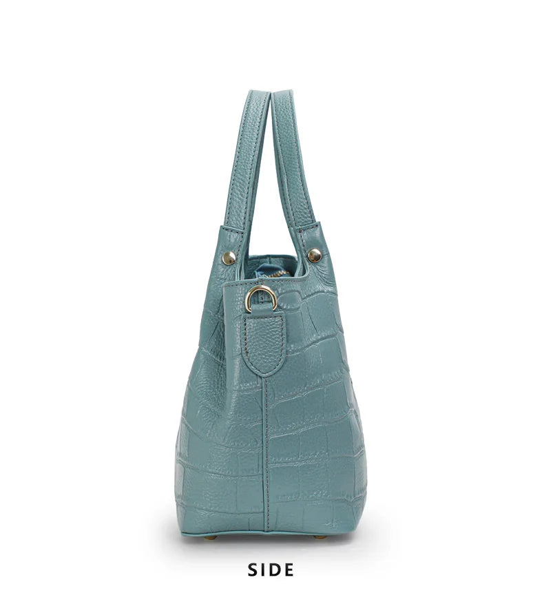 Sac cabas effet croco