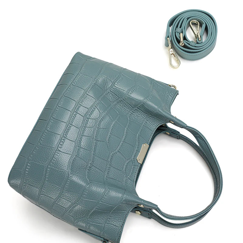 Sac cabas effet croco