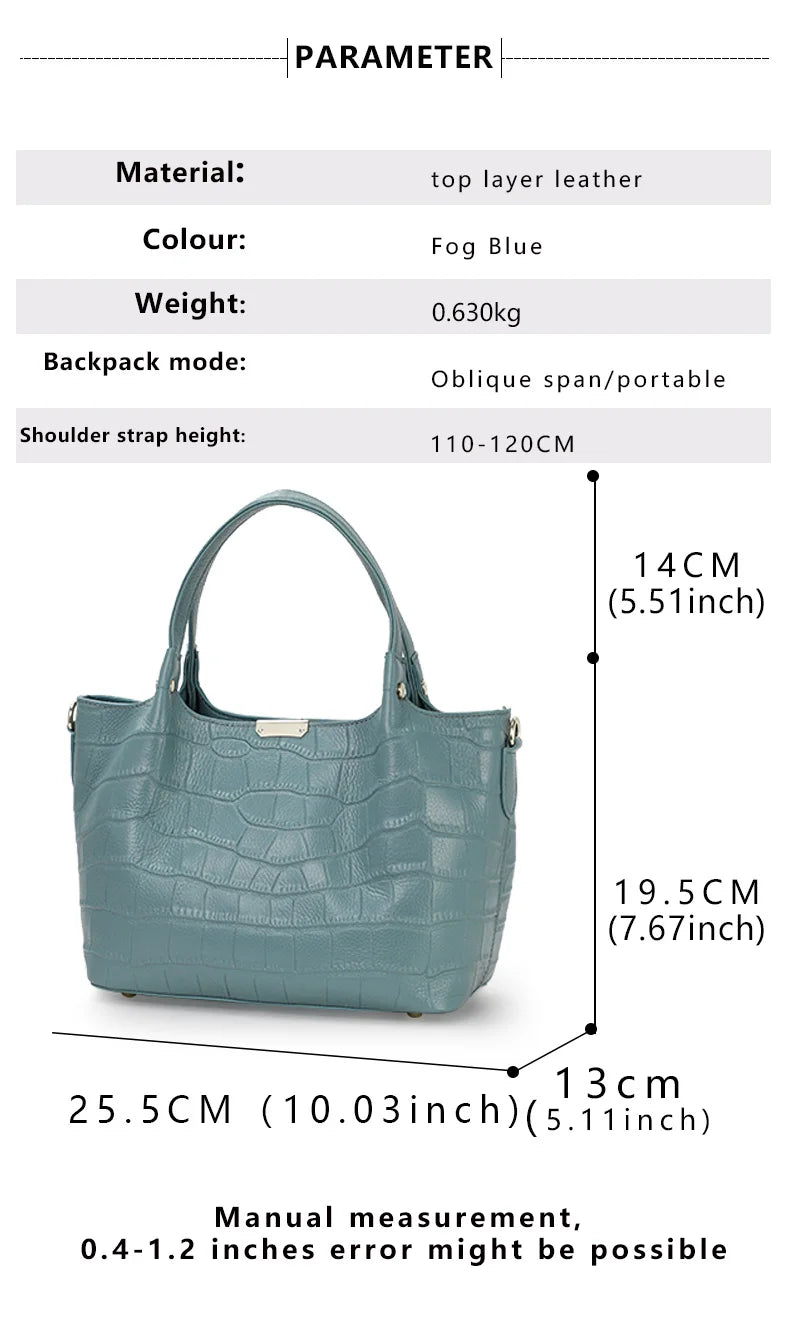 Sac cabas effet croco